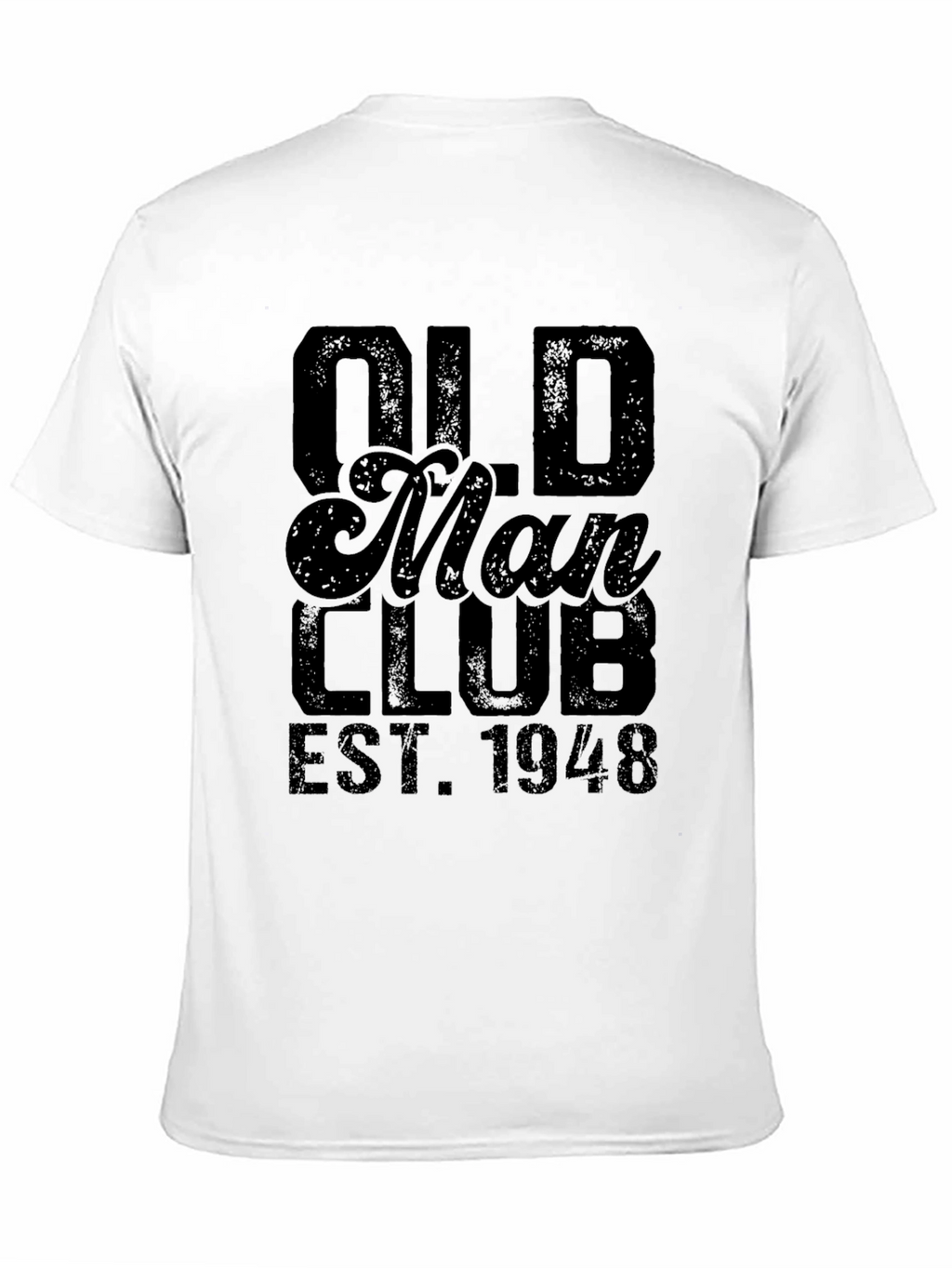Old Man Club EST. 1948 Black T-Shirt