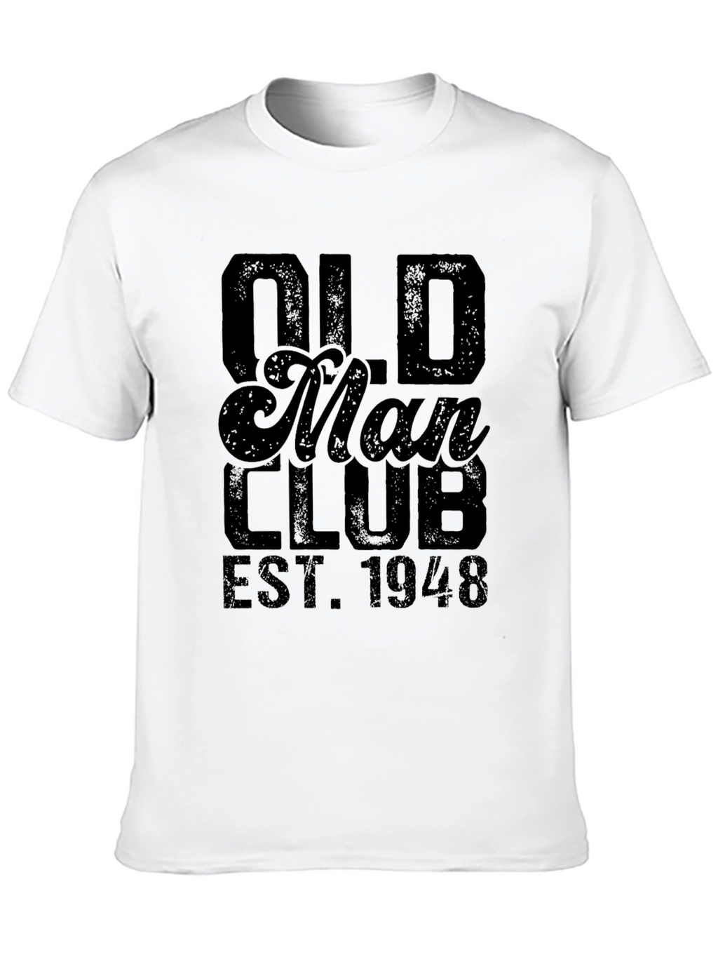 Old Man Club EST. 1948 Black T-Shirt