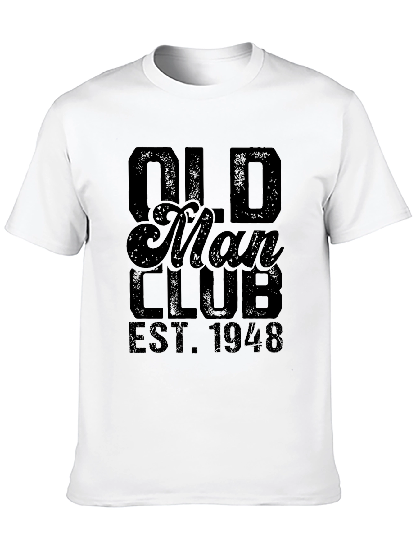 Old Man Club EST. 1948 Black T-Shirt