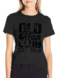 Old Man Club EST. 1948 Black T-Shirt