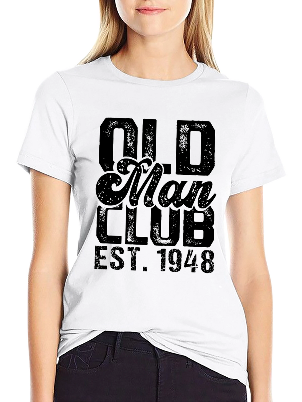 Old Man Club EST. 1948 Black T-Shirt