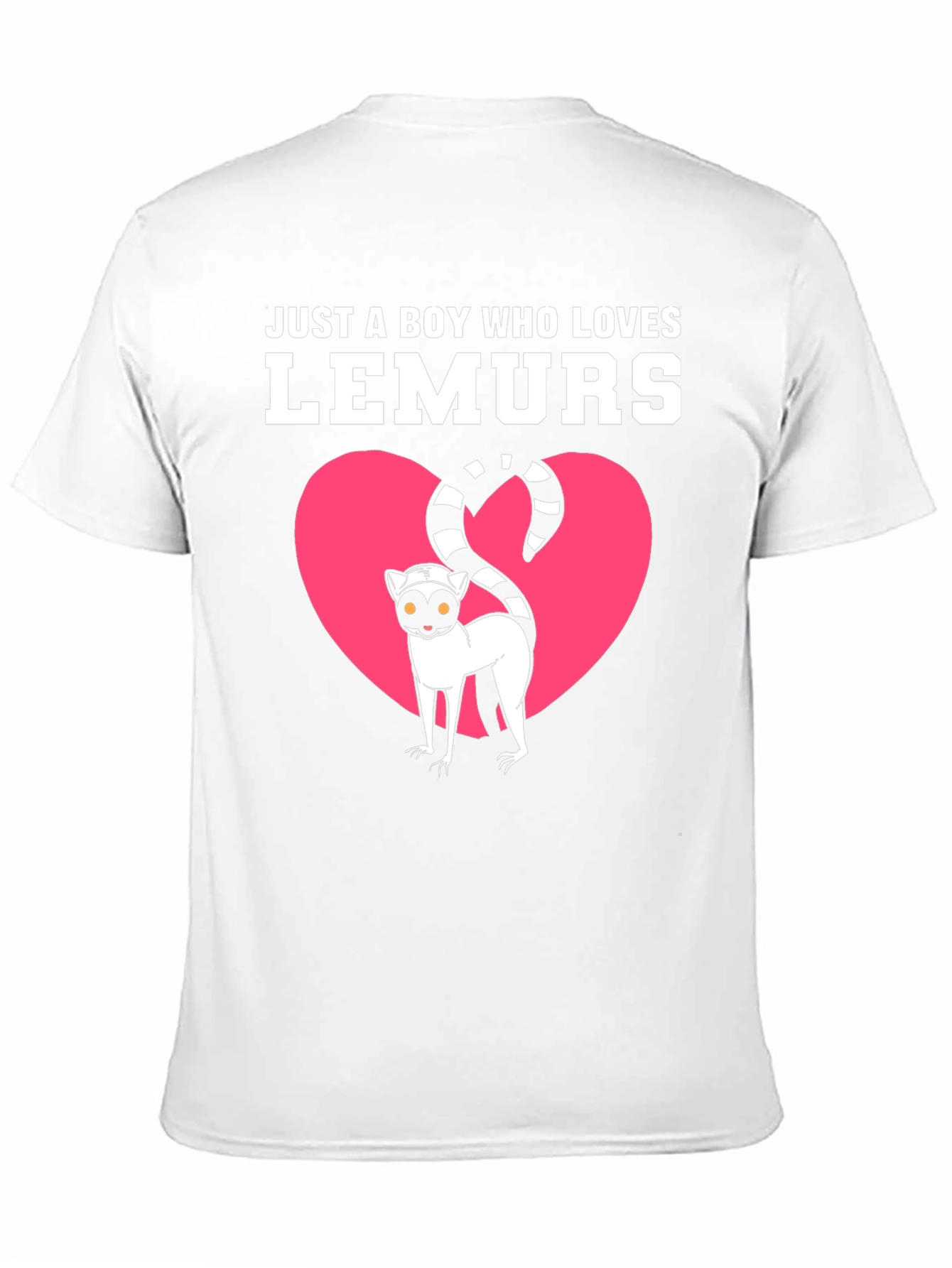 Lemur Lover T-Shirt - Just A Boy Who Loves Lemurs
