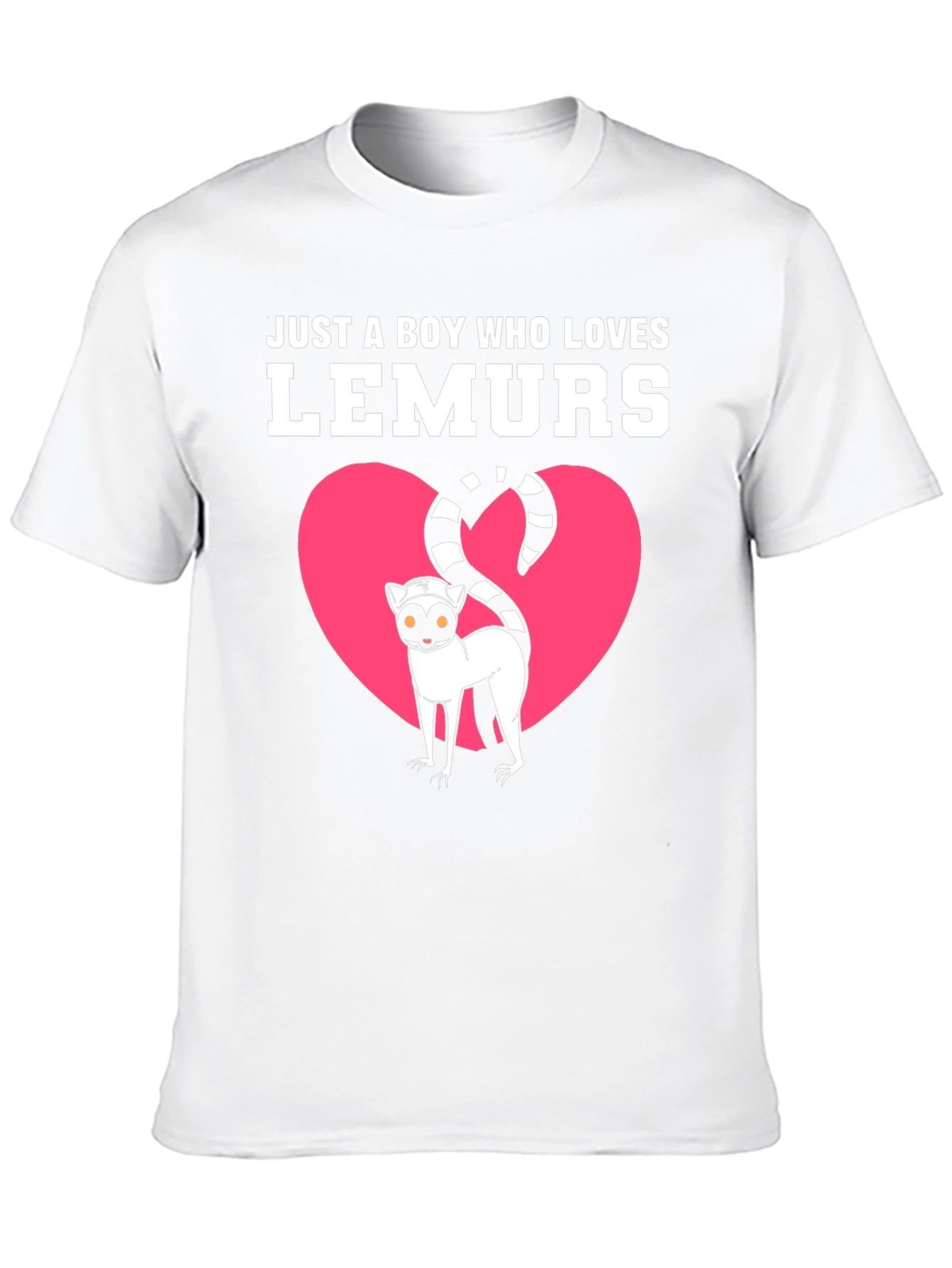 Lemur Lover T-Shirt - Just A Boy Who Loves Lemurs