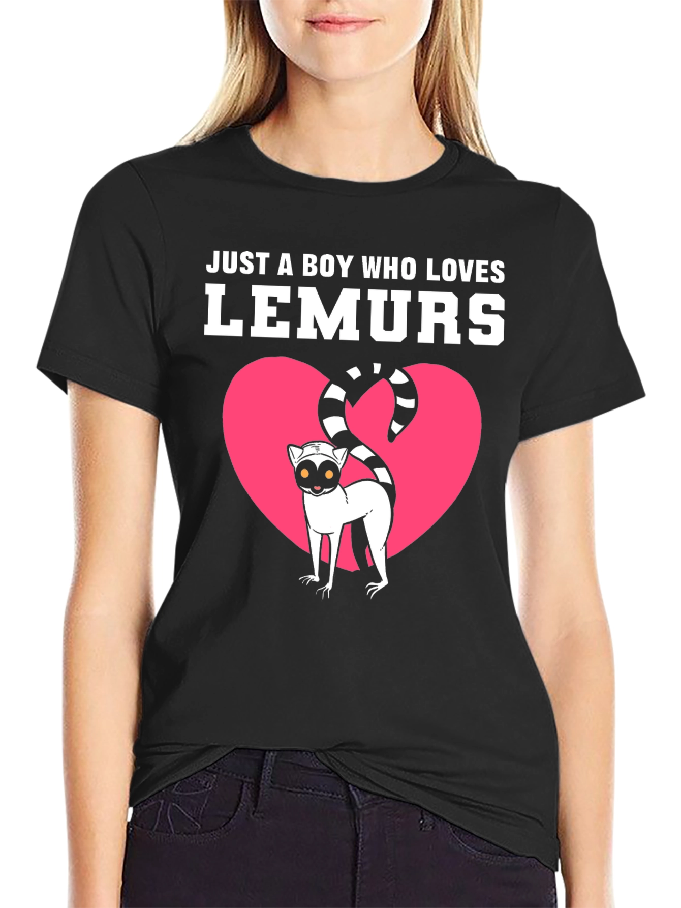 Lemur Lover T-Shirt - Just A Boy Who Loves Lemurs