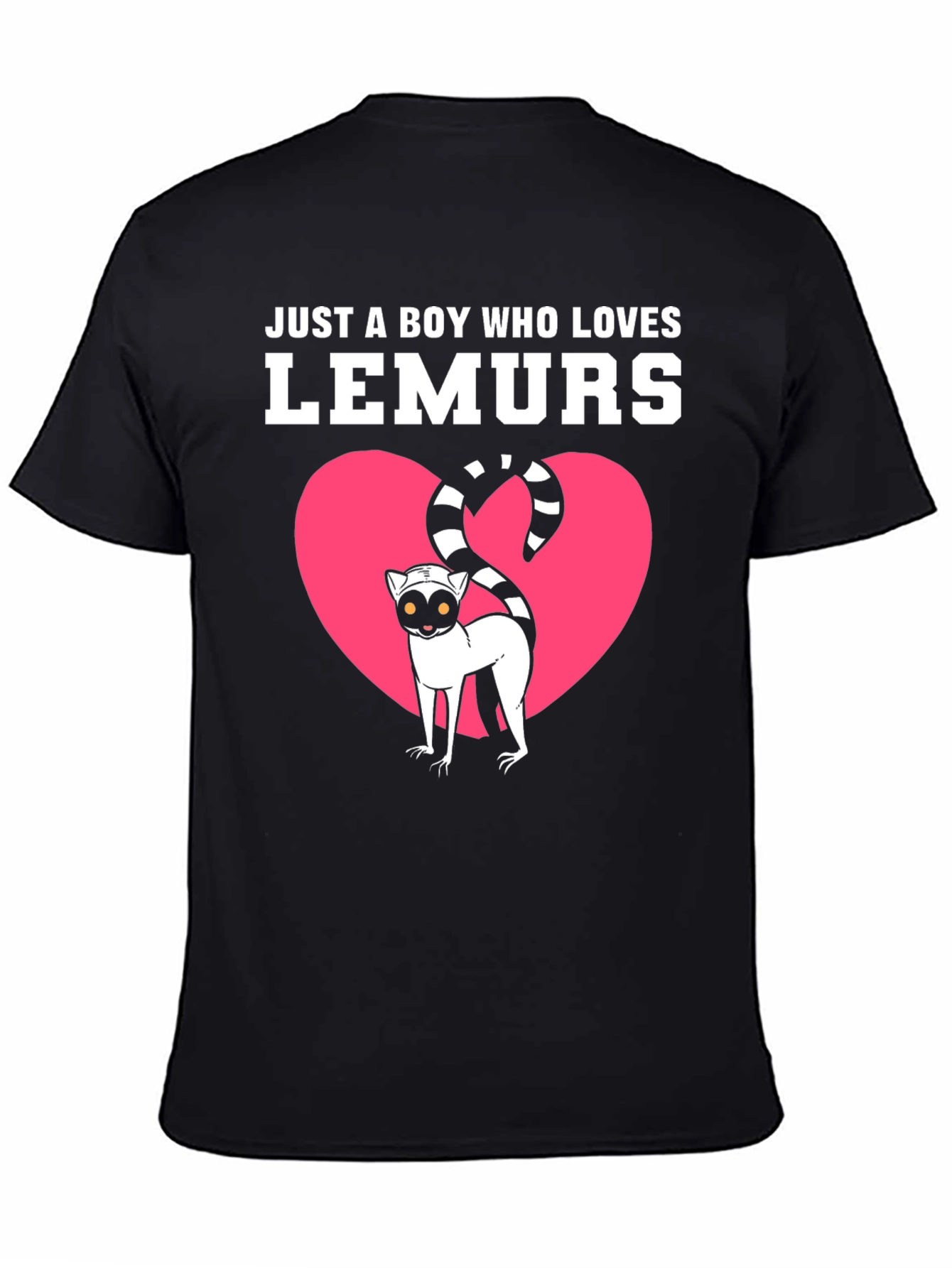 Lemur Lover T-Shirt - Just A Boy Who Loves Lemurs