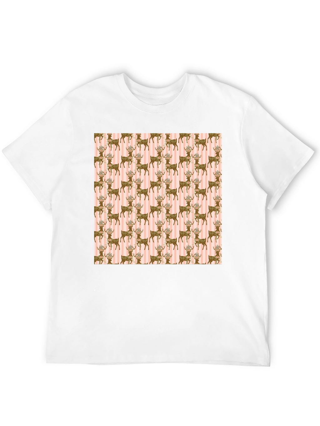 Deer Pattern T-Shirt