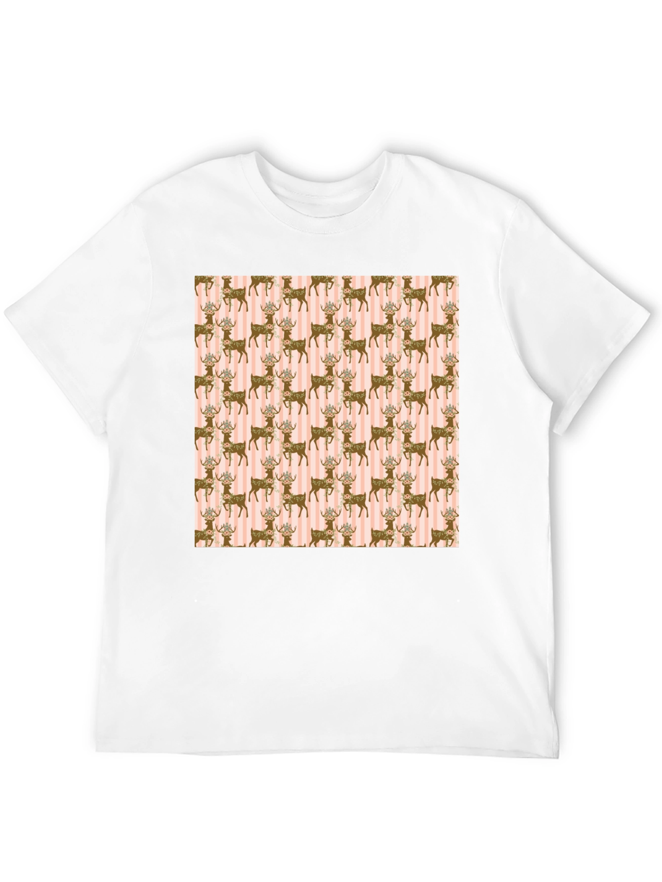 Deer Pattern T-Shirt