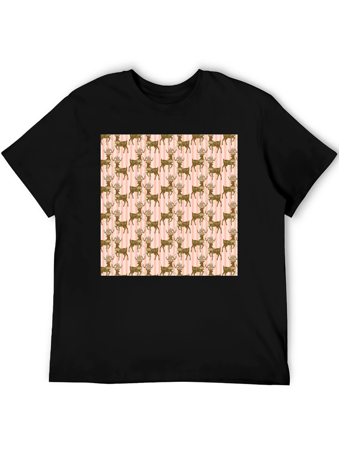 Deer Pattern T-Shirt