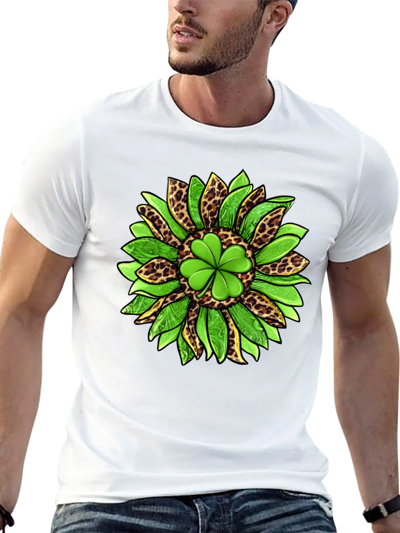 Shamrock Sunflower Graphic Tee