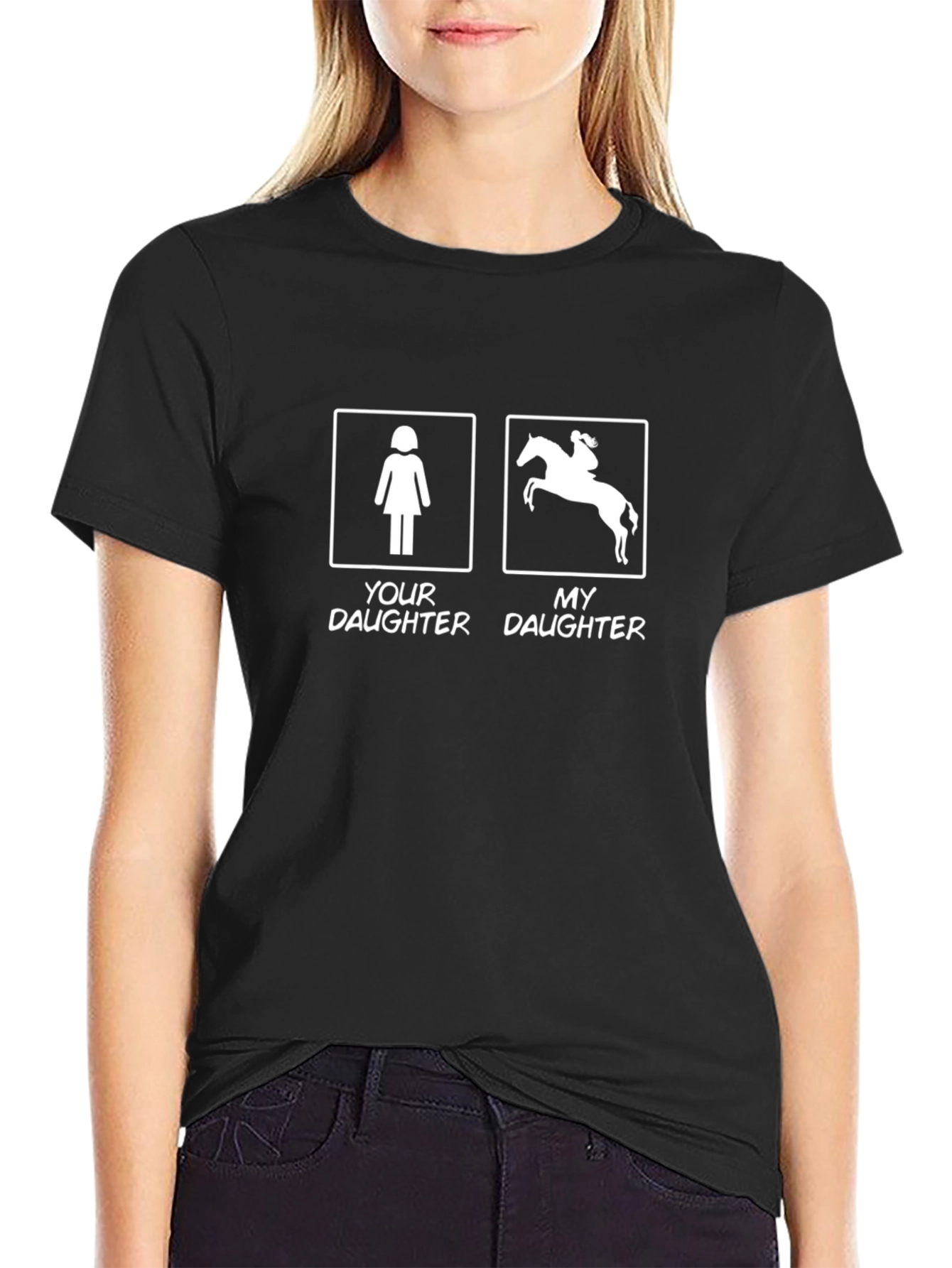 Equestrian Daughter T-Shirt - Horseback Riding Tee