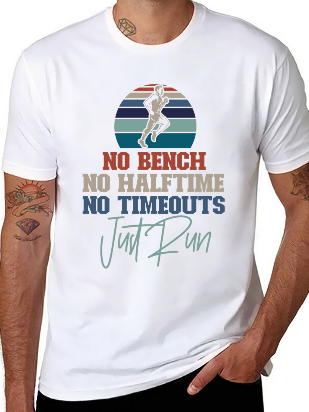 No Bench Just Run T-Shirt