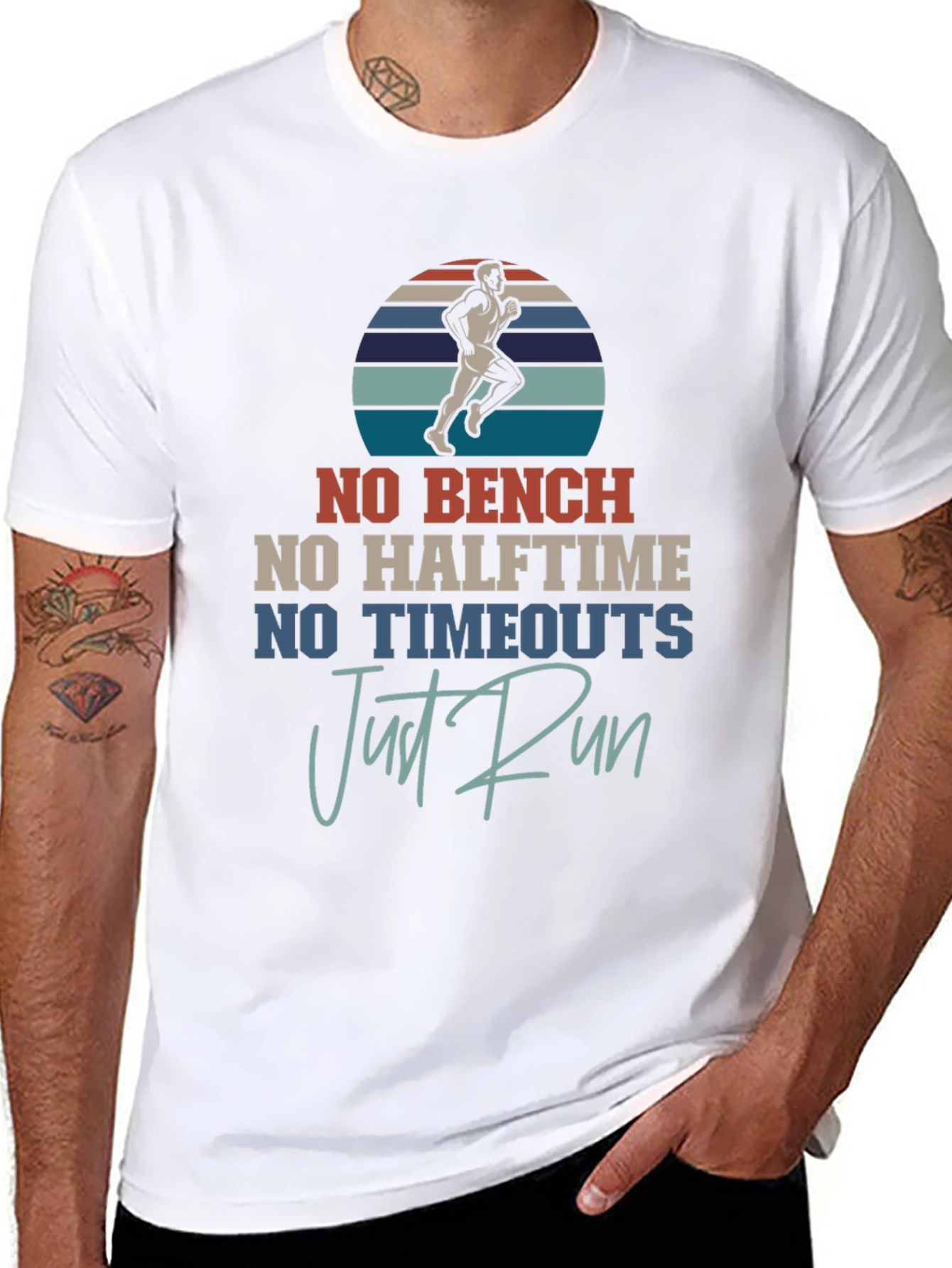 No Bench Just Run T-Shirt