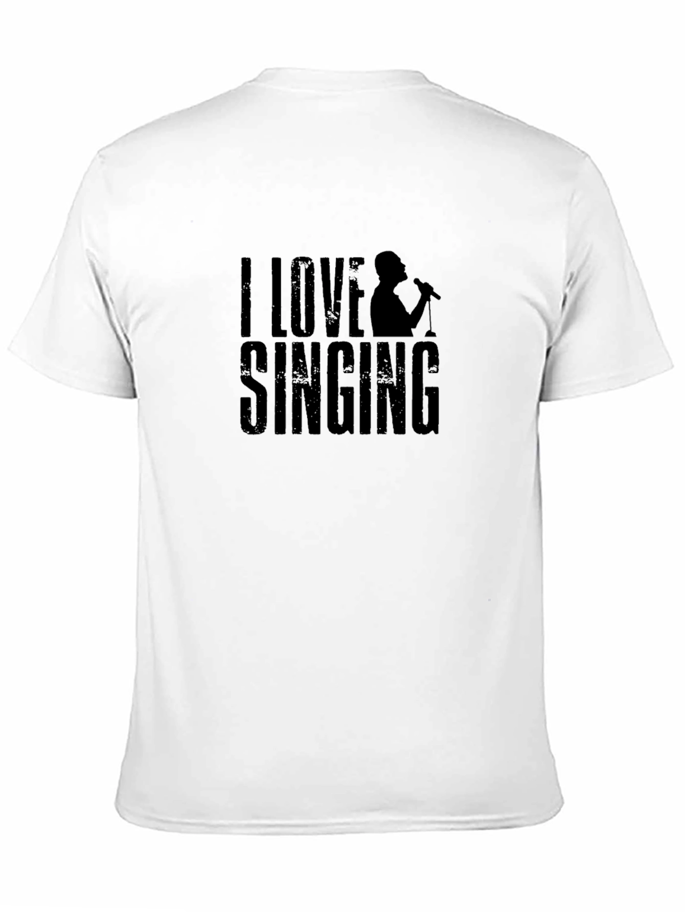 I Love Singing Black T-Shirt