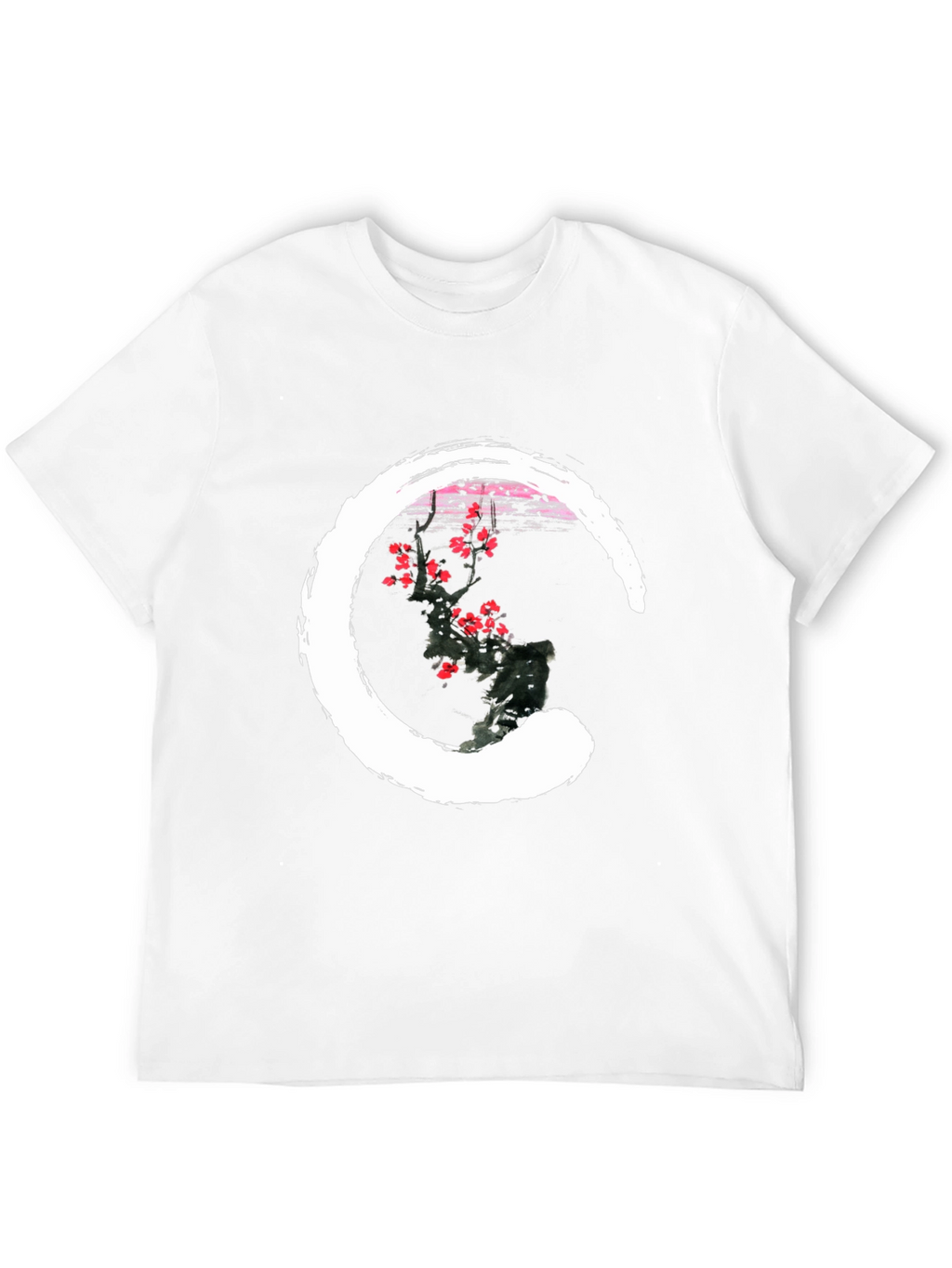 Zen Circle Blossom Graphic Tee