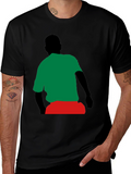 Retro Silhouette Graphic Tee - Casual Comfort