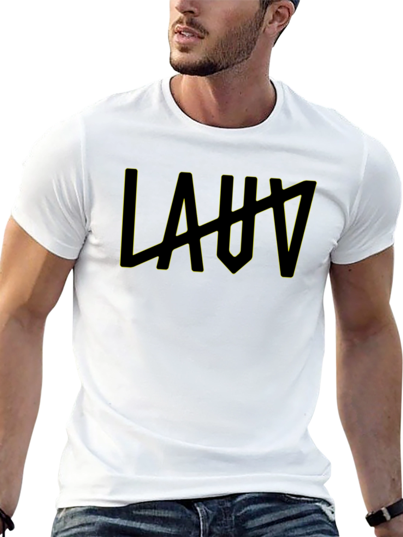 LAUV Graphic T-Shirt - Stylish Trendy Top