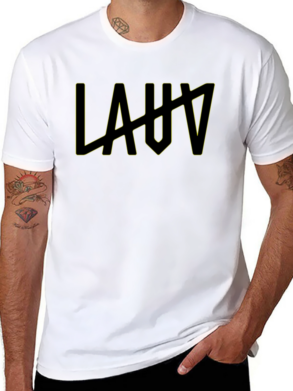 LAUV Graphic T-Shirt - Stylish Trendy Top