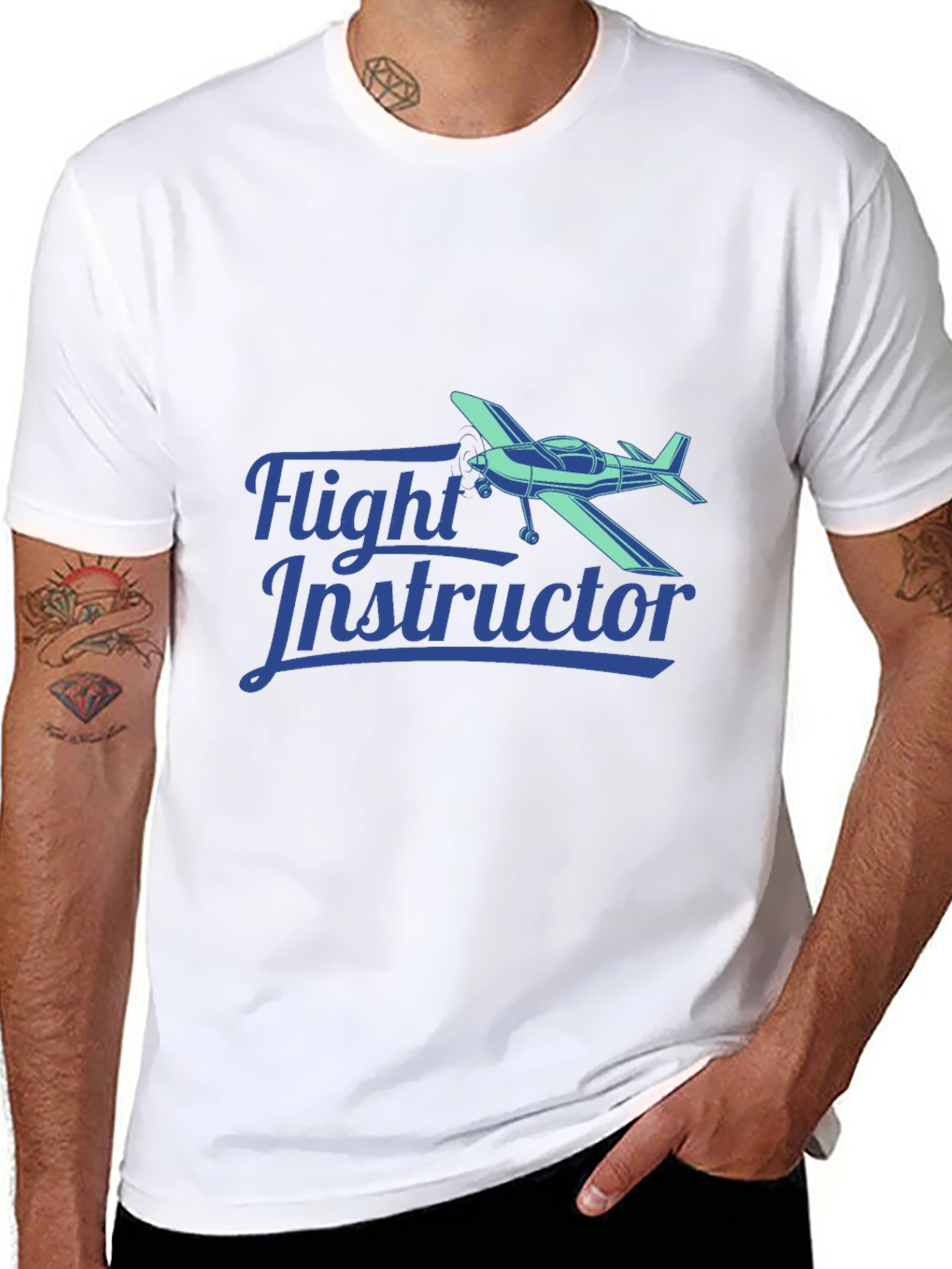 Flight Instructor Graphic T-Shirt - Aviation Tee