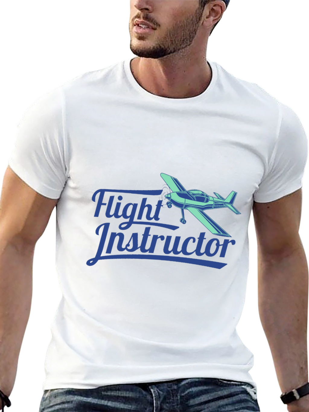 Flight Instructor Graphic T-Shirt - Aviation Tee