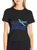 Flight Instructor Graphic T-Shirt - Aviation Tee