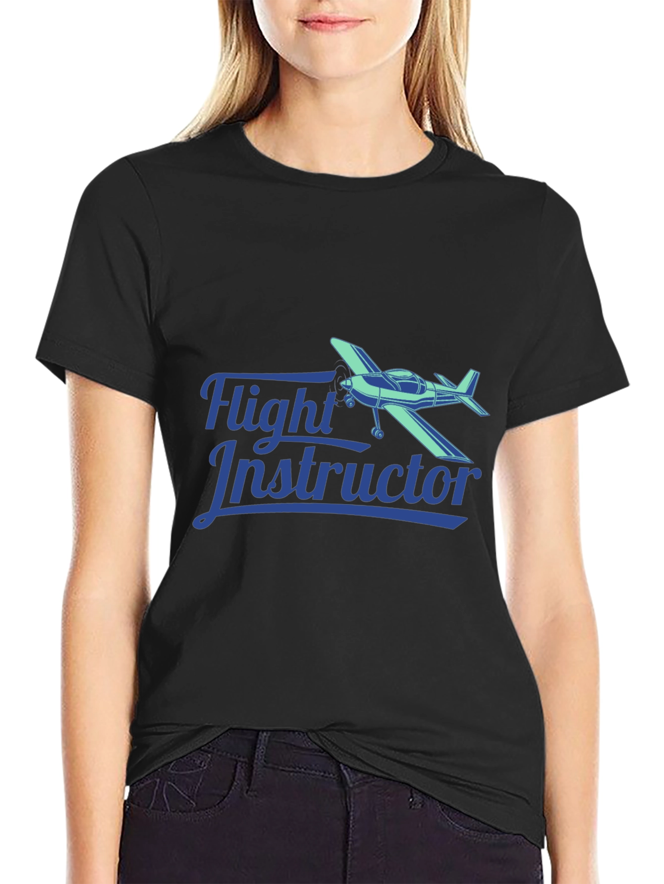 Flight Instructor Graphic T-Shirt - Aviation Tee