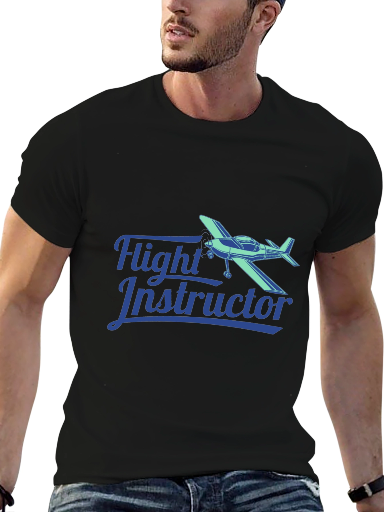 Flight Instructor Graphic T-Shirt - Aviation Tee