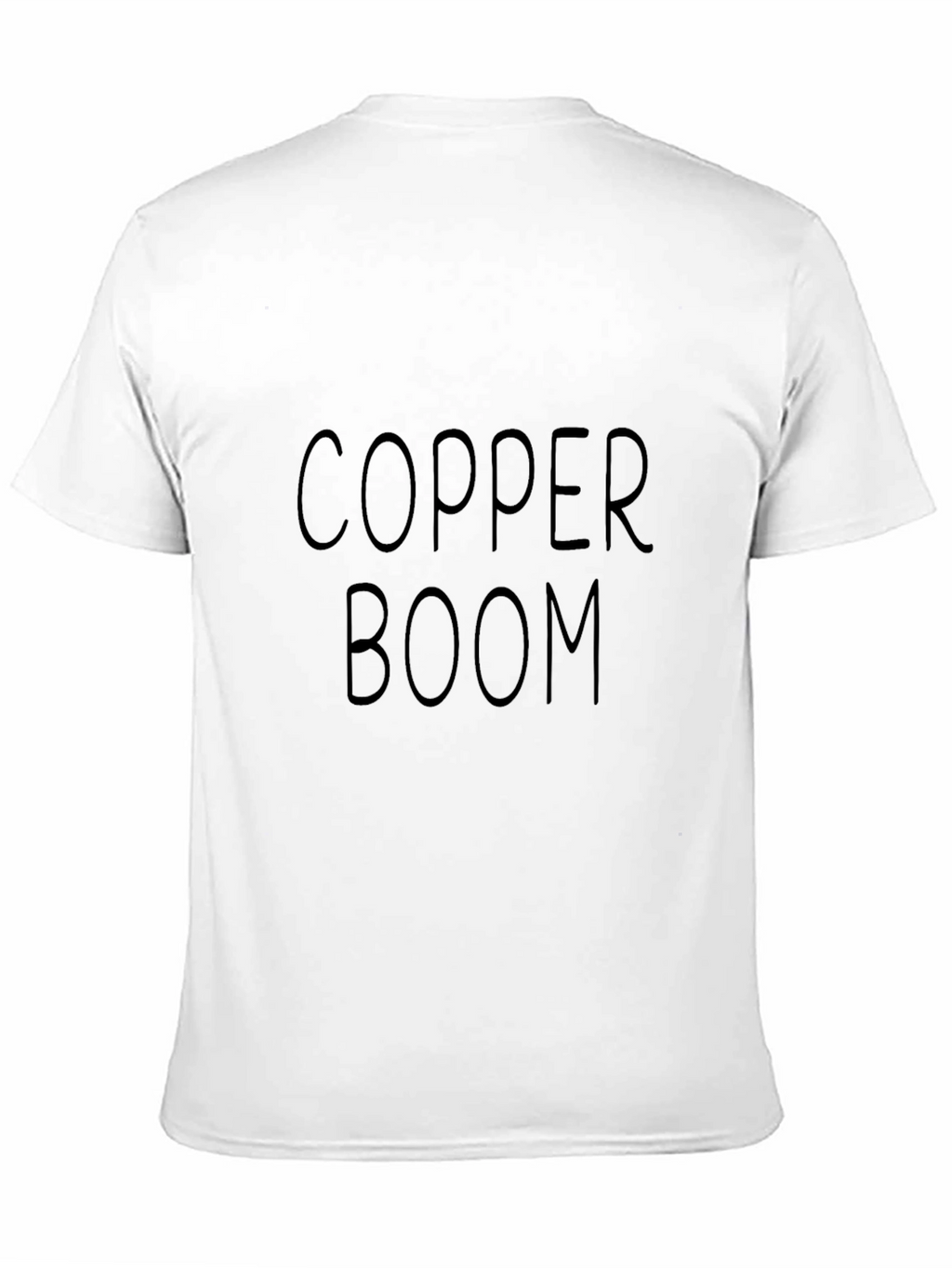 Copper Boom Mens Black Graphic Tee