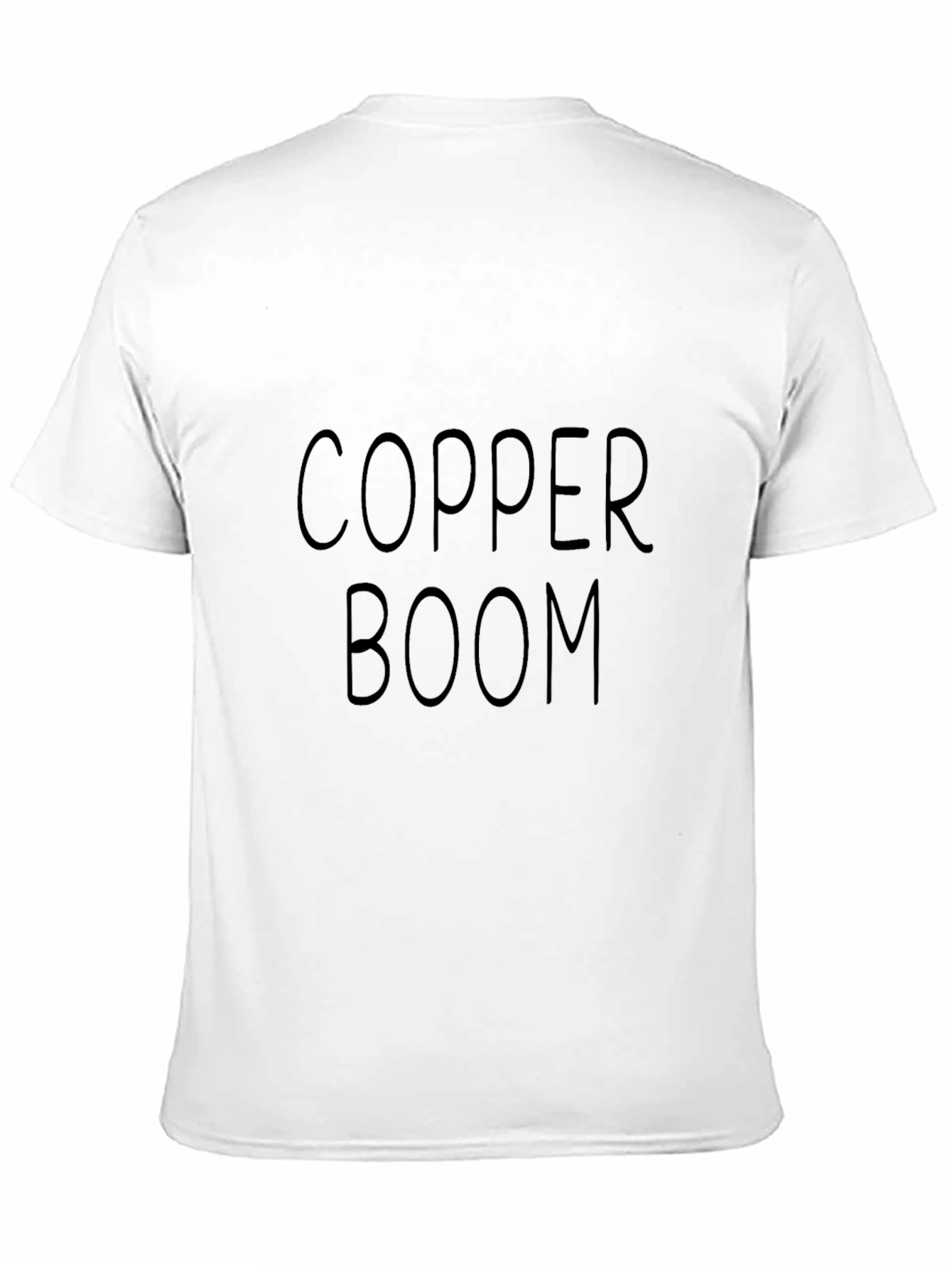 Copper Boom Mens Black Graphic Tee