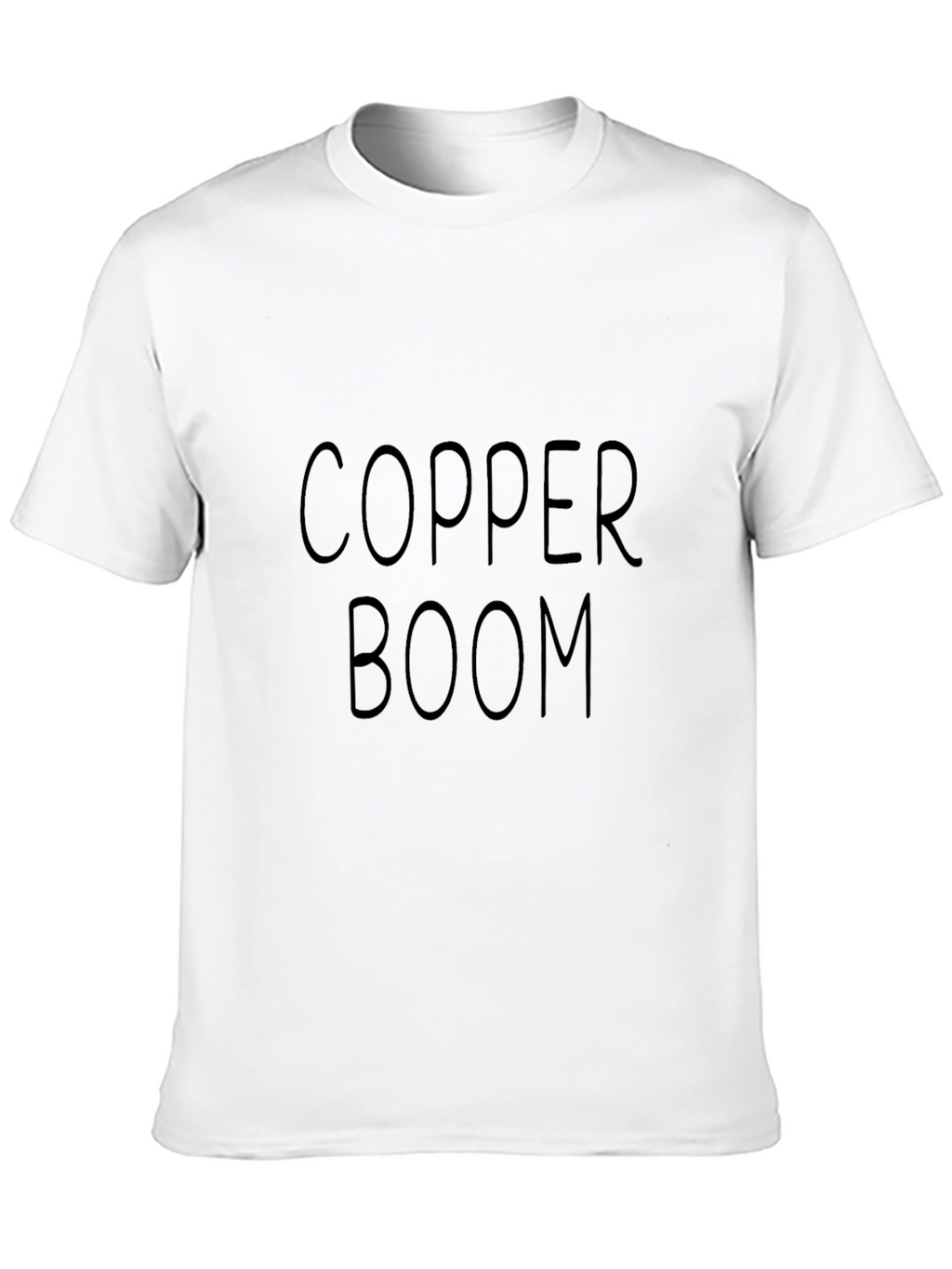 Copper Boom Mens Black Graphic Tee
