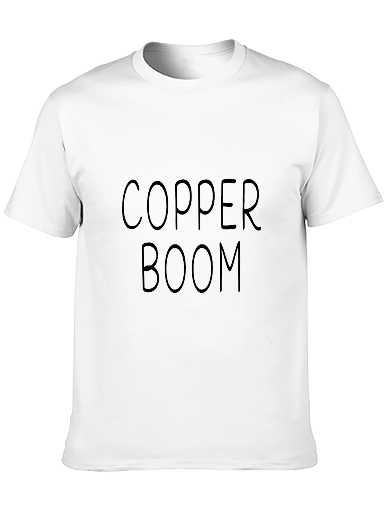 Copper Boom Mens Black Graphic Tee