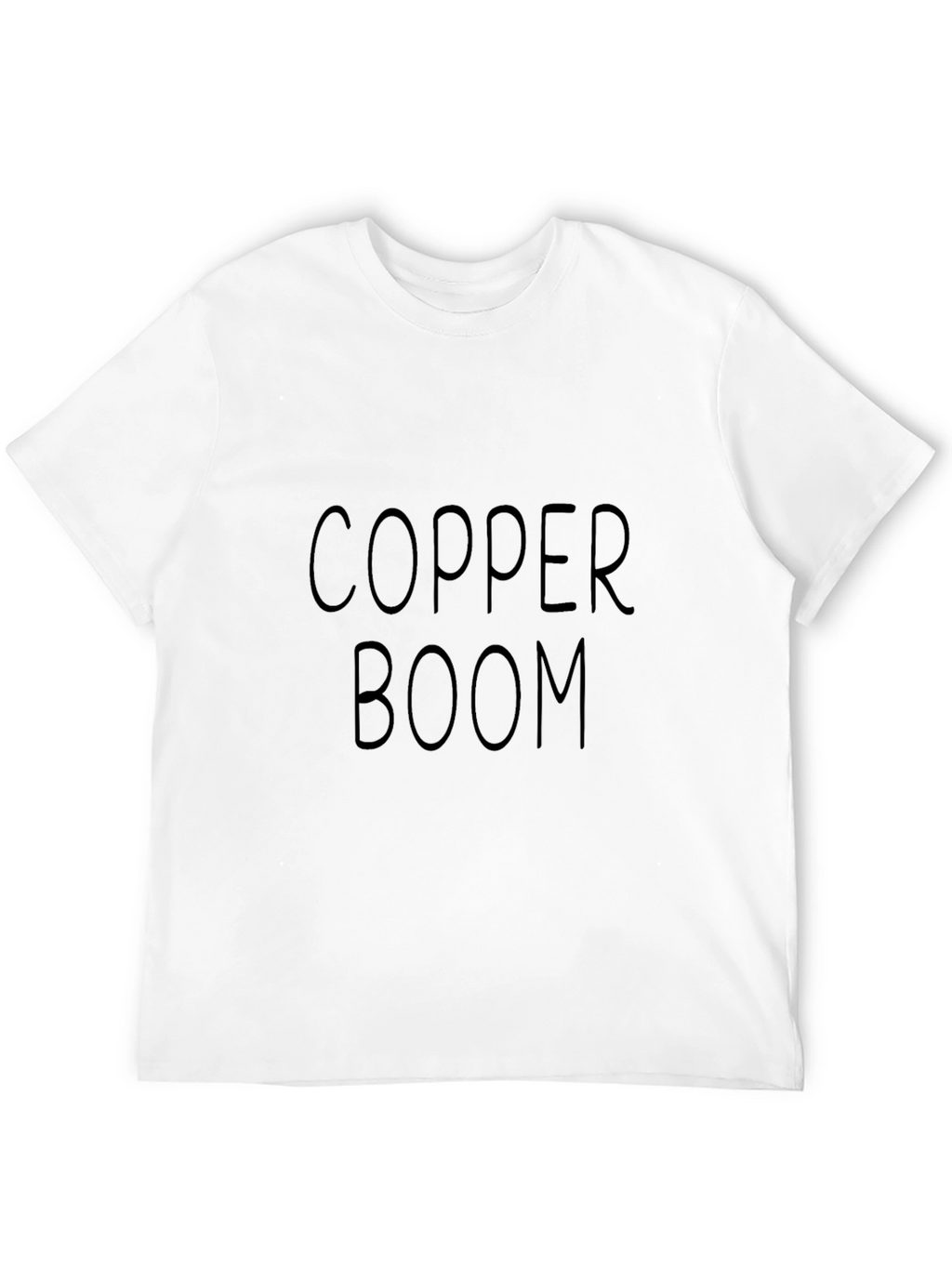 Copper Boom Mens Black Graphic Tee