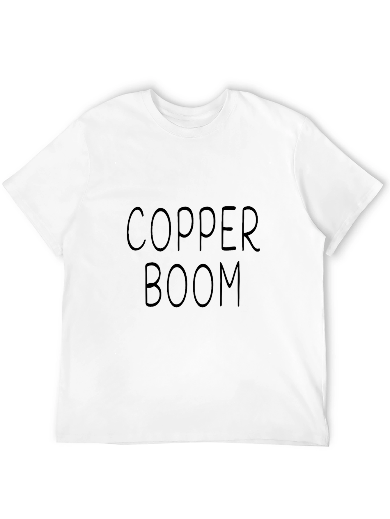 Copper Boom Mens Black Graphic Tee