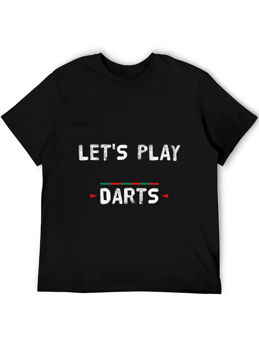 Lets Play Darts Black Graphic Tee