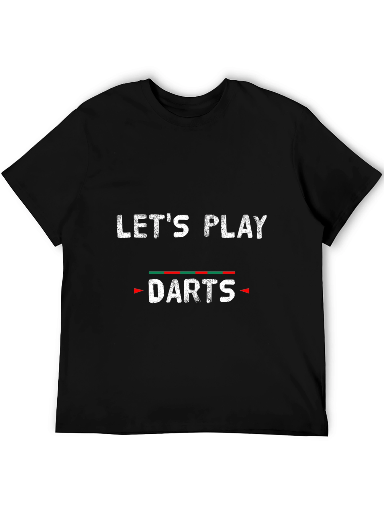 Lets Play Darts Black Graphic Tee