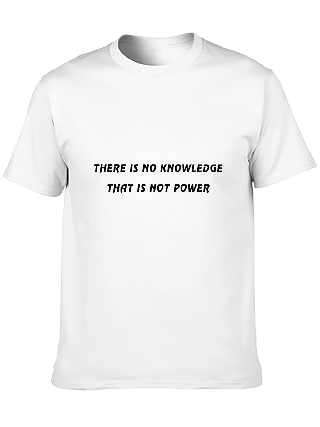 Knowledge is Power T-Shirt - Black