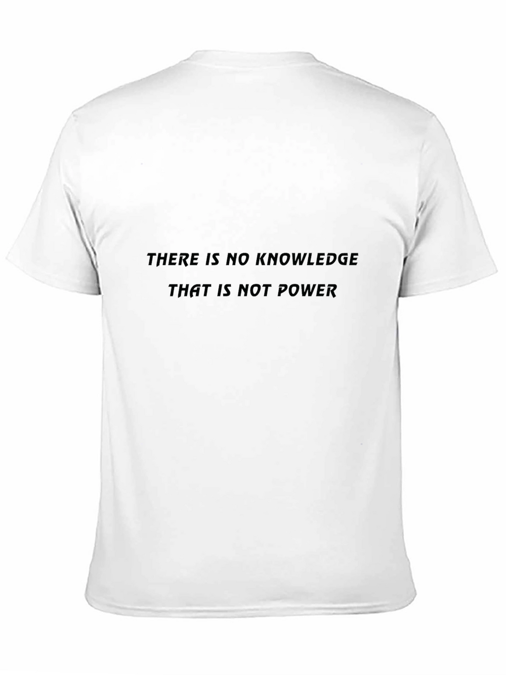 Knowledge is Power T-Shirt - Black