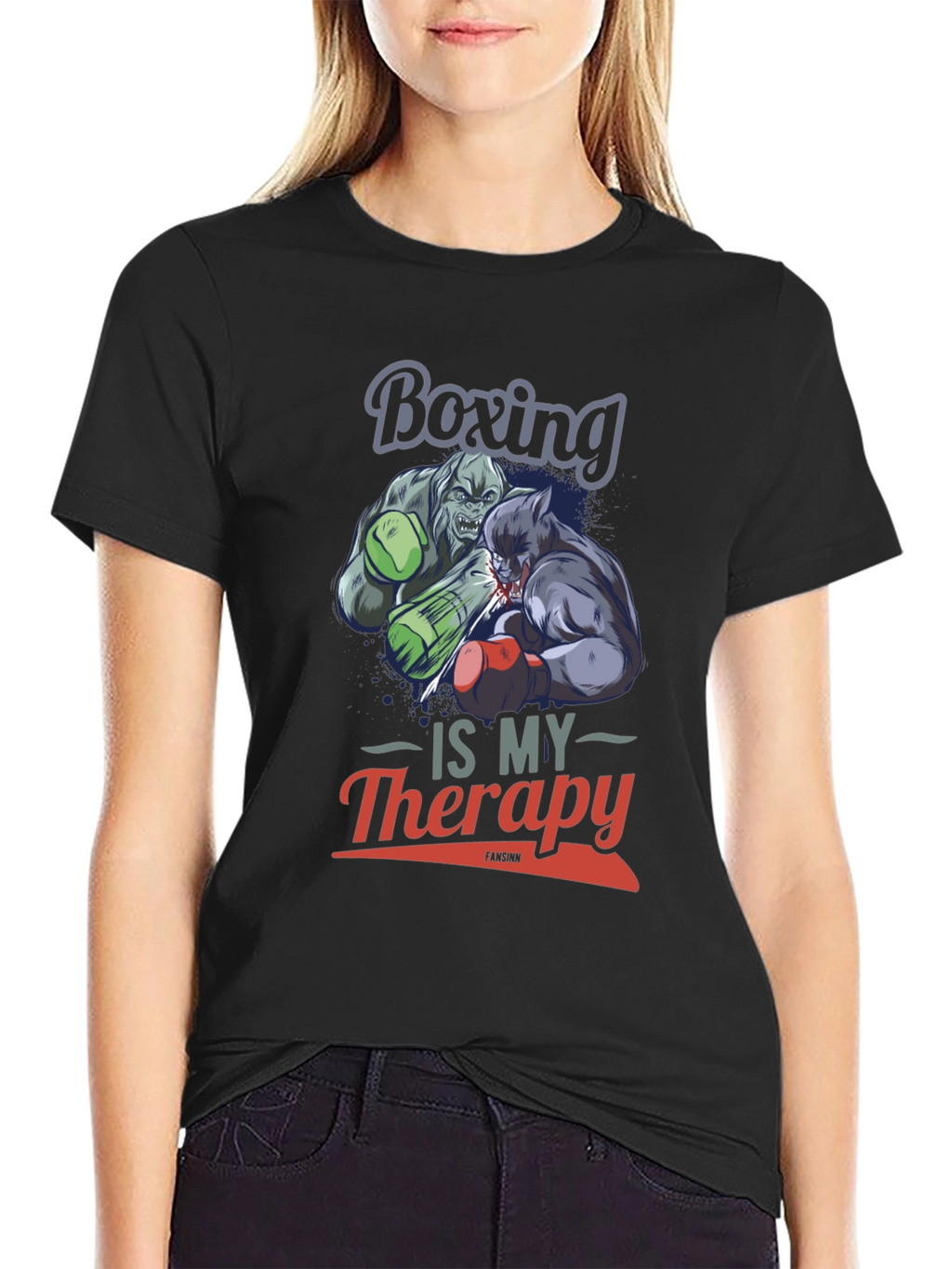 Boxing Therapy Graphic Tee
