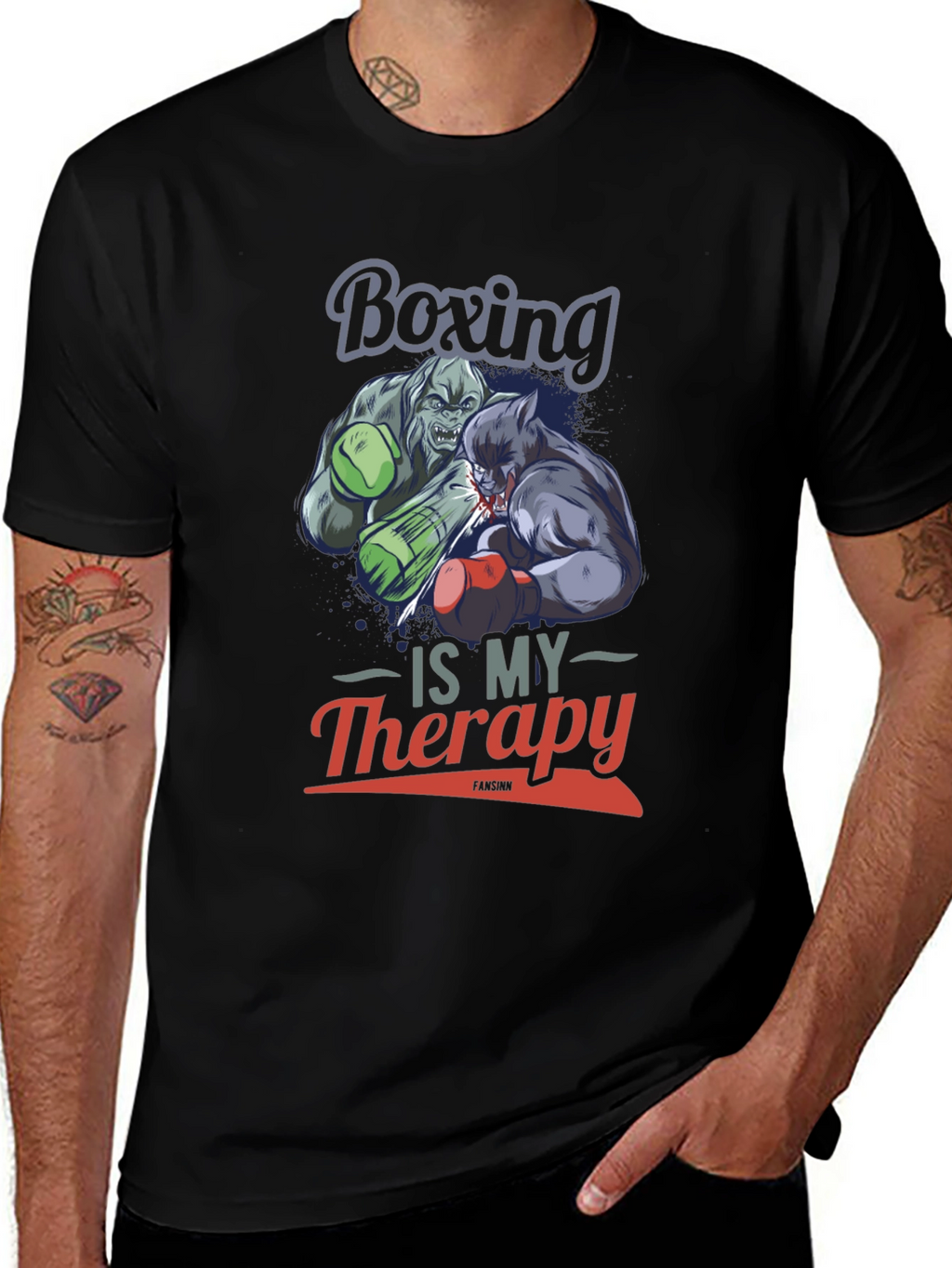 Boxing Therapy Graphic Tee