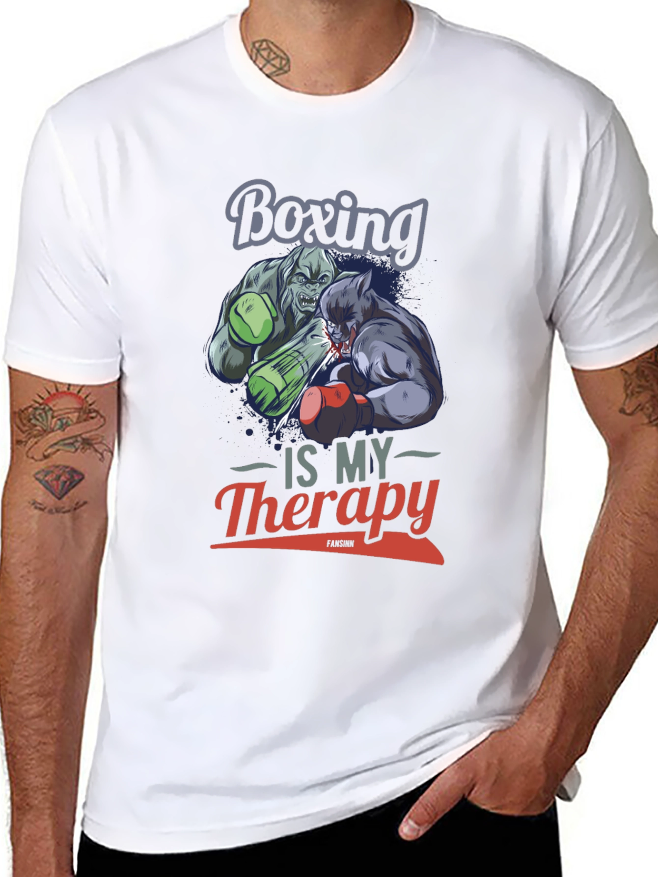 Boxing Therapy Graphic Tee