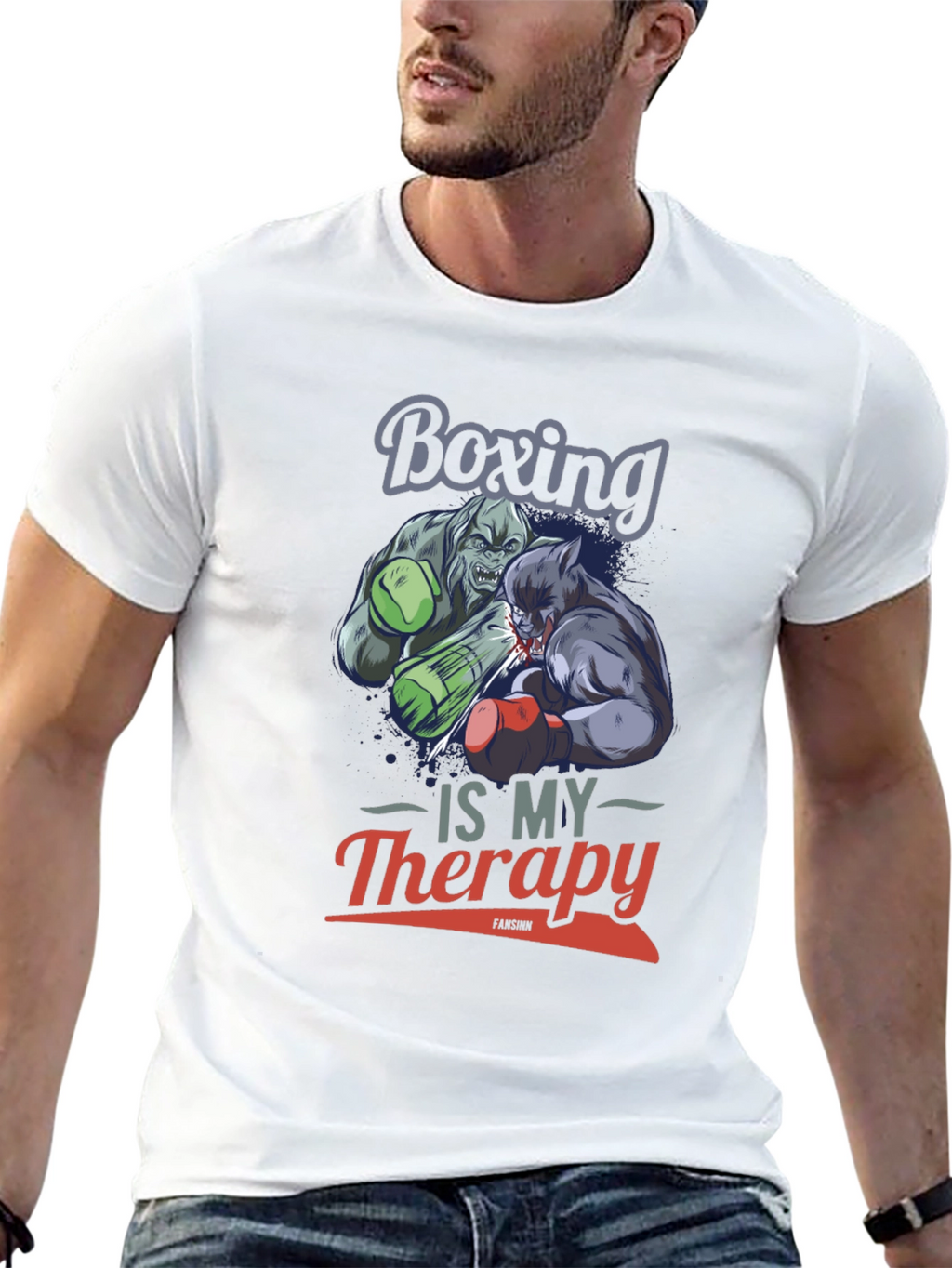 Boxing Therapy Graphic Tee
