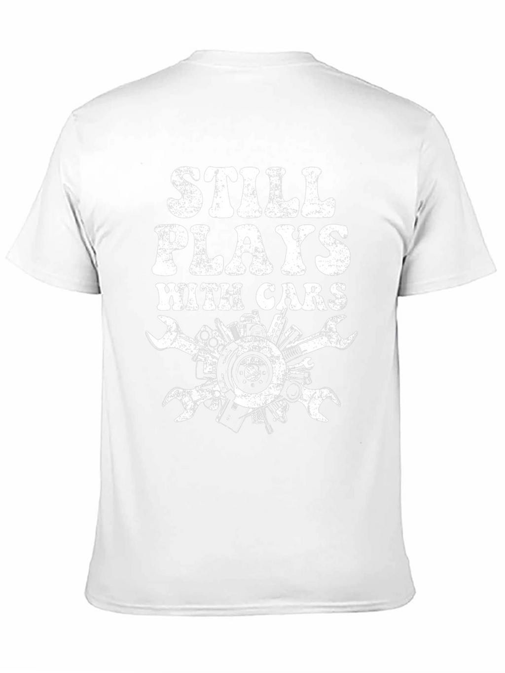 Still Plays With Cars Black Graphic T-Shirt