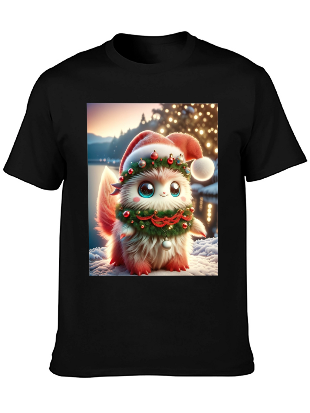 Festive Fluffy Christmas T-Shirt