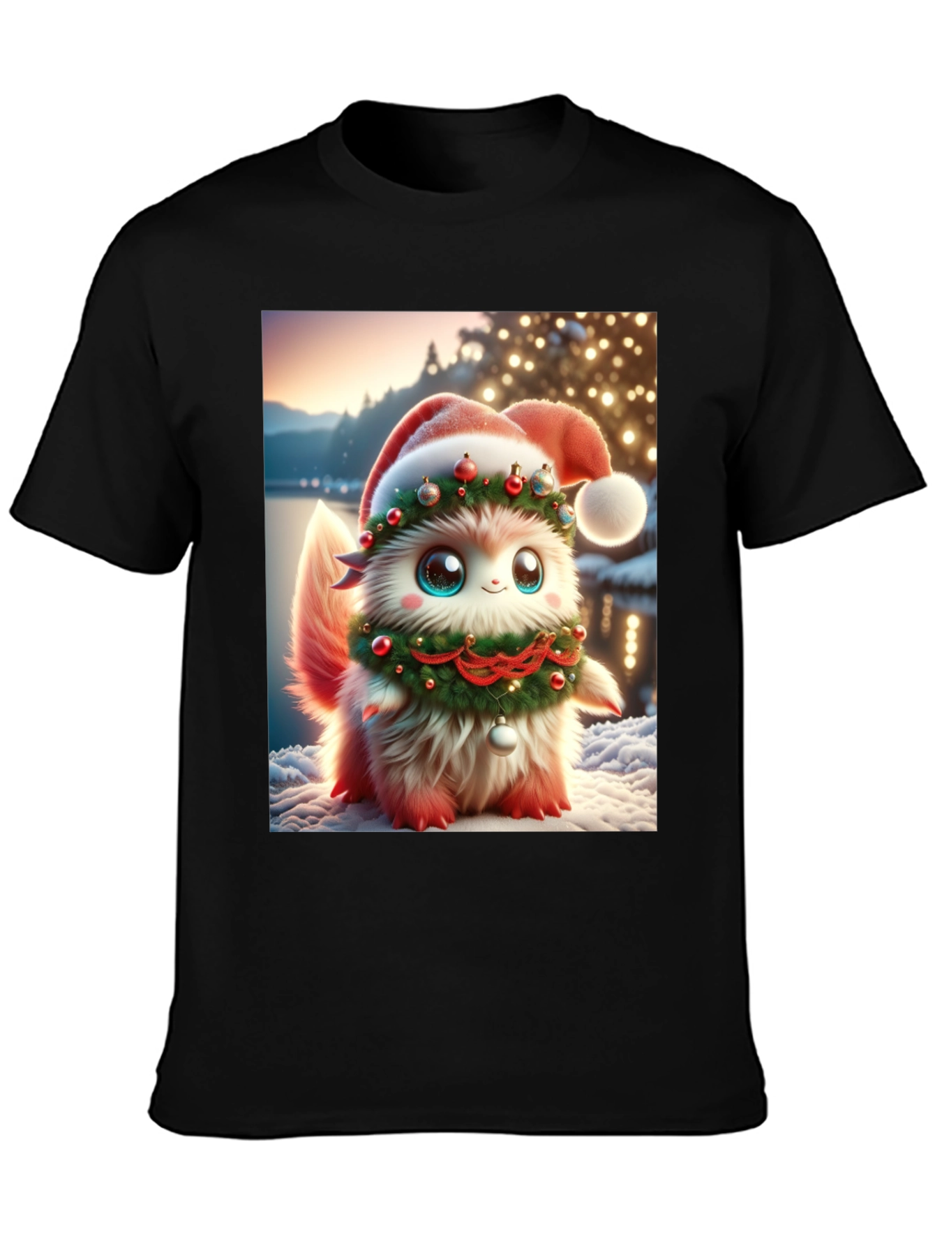 Festive Fluffy Christmas T-Shirt