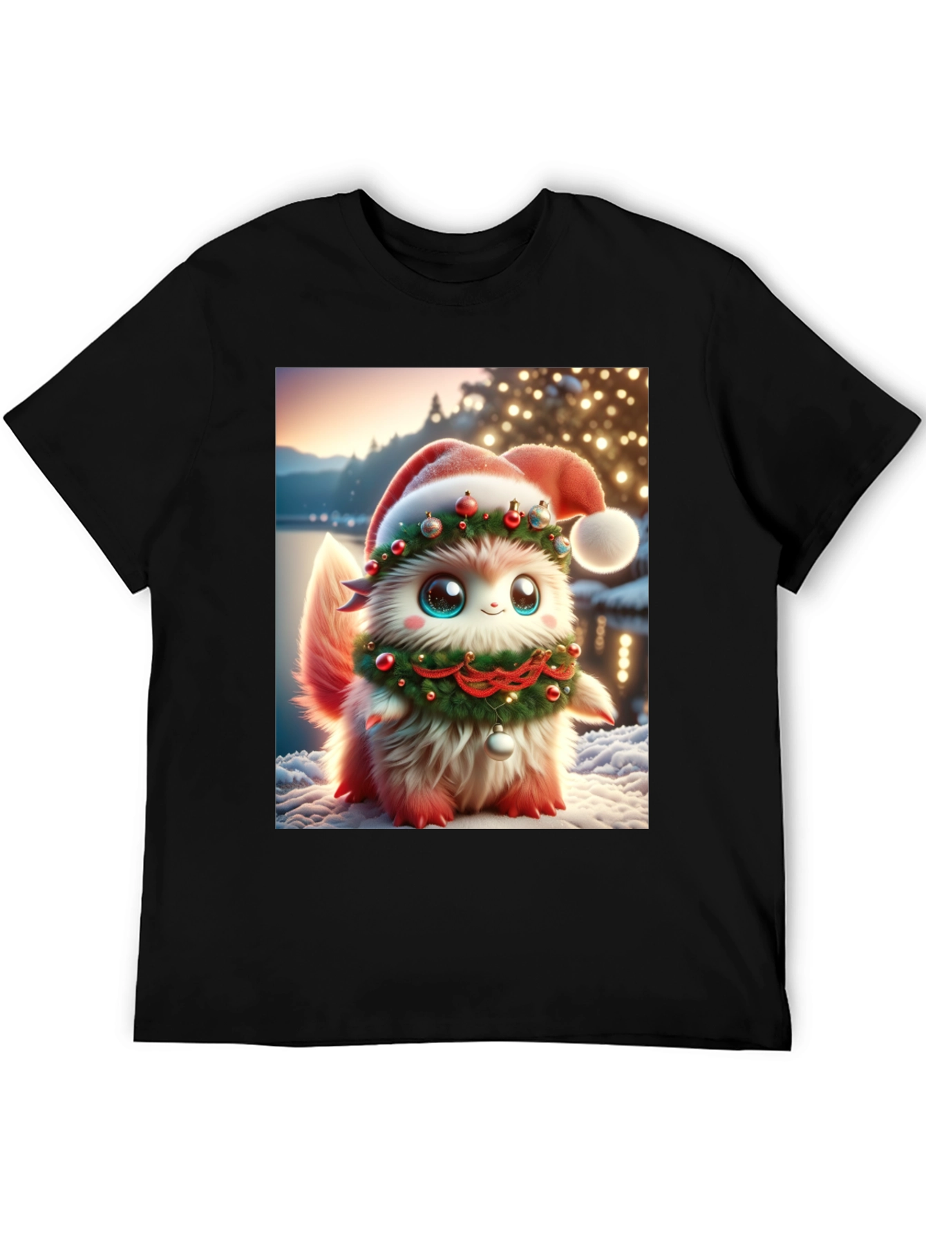 Festive Fluffy Christmas T-Shirt