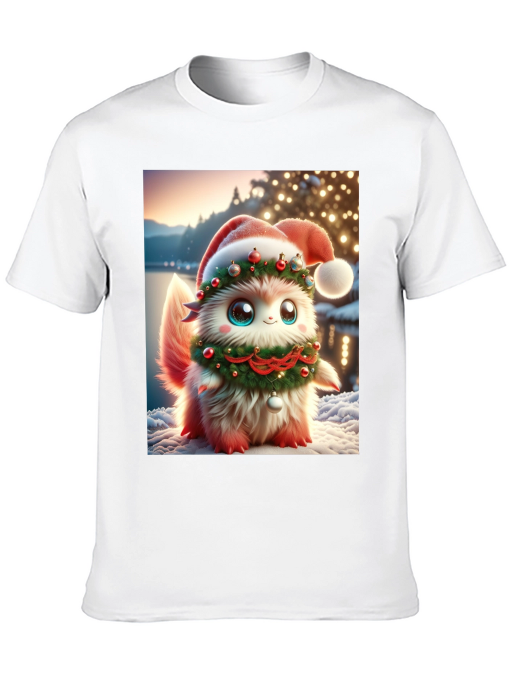 Festive Fluffy Christmas T-Shirt