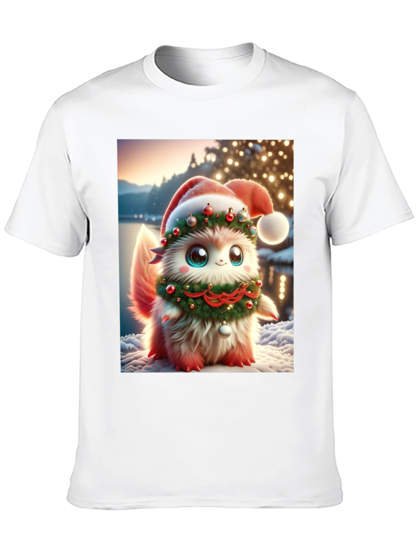 Festive Fluffy Christmas T-Shirt
