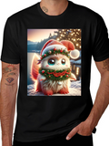 Festive Fluffy Christmas T-Shirt