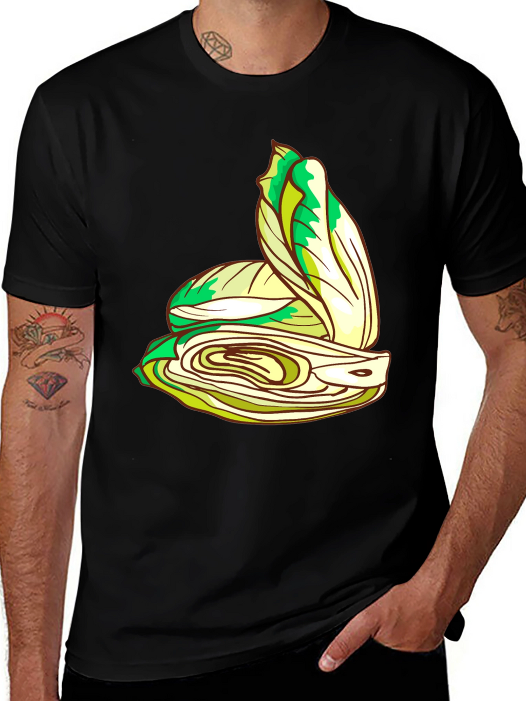 Endive Graphic Tee - Fresh & Fun Design