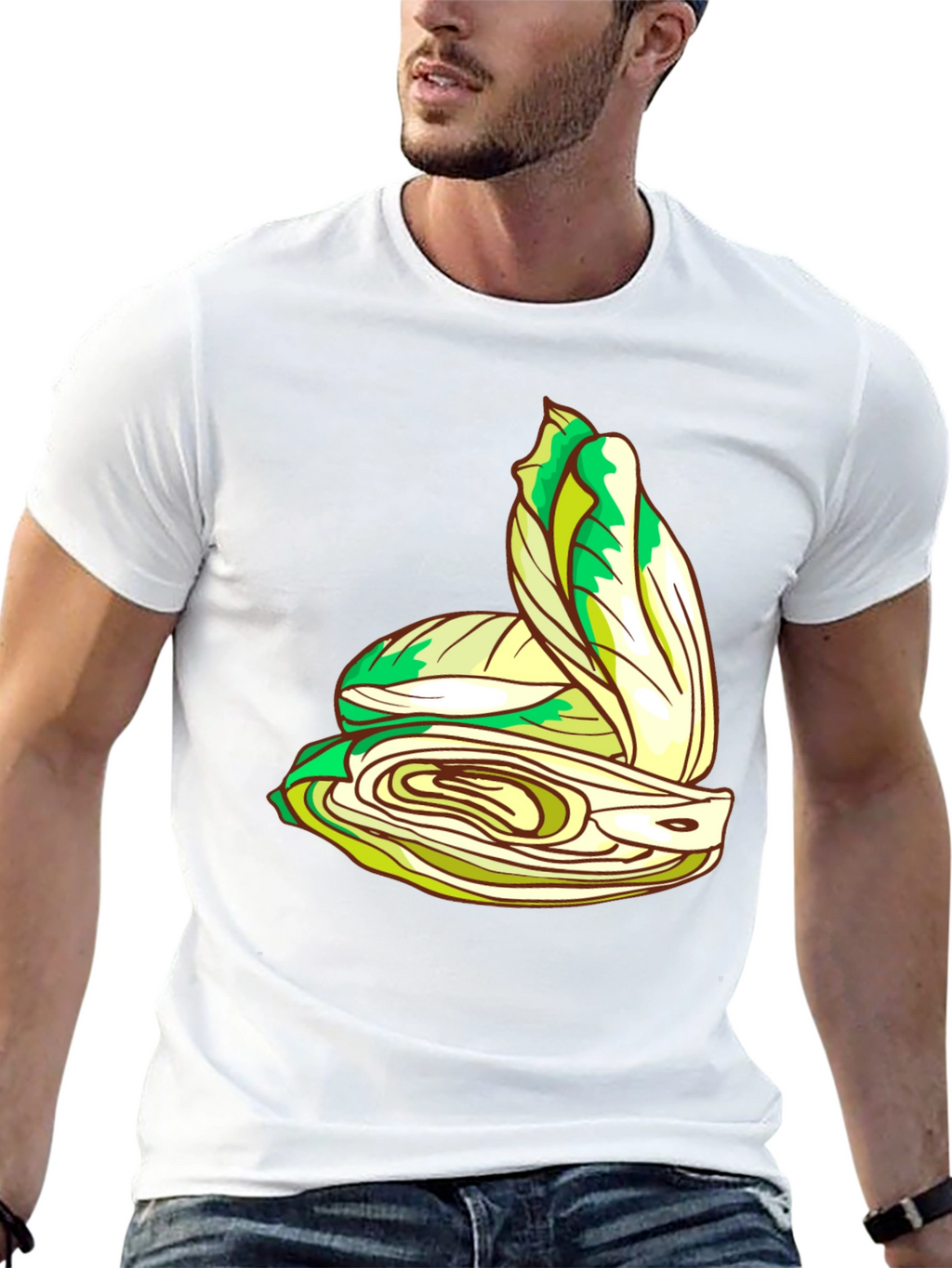 Endive Graphic Tee - Fresh & Fun Design