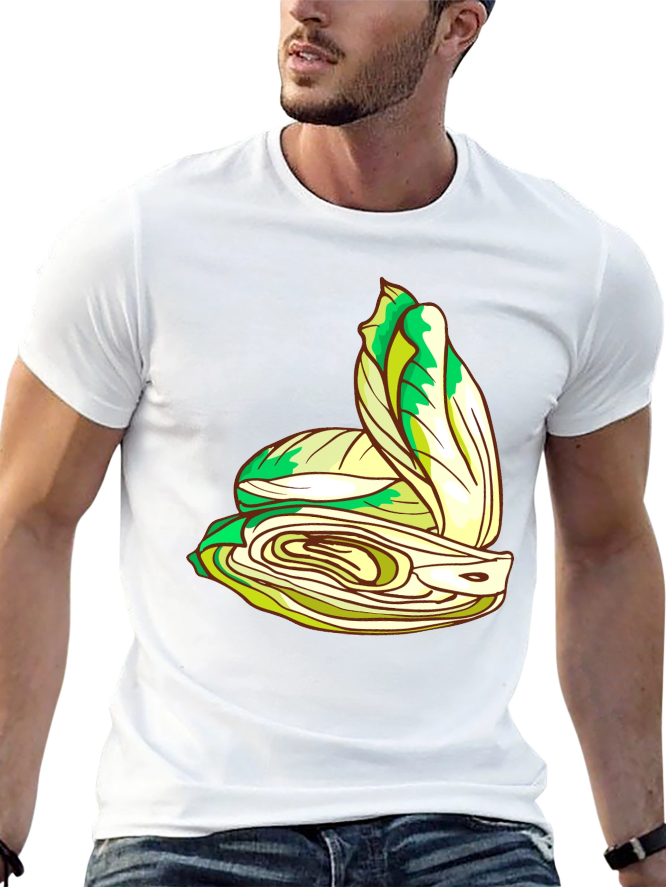 Endive Graphic Tee - Fresh & Fun Design